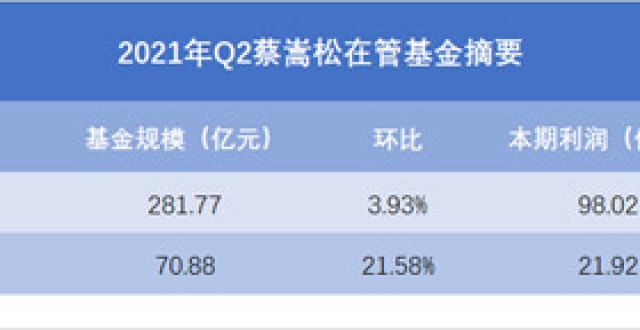 蔡嵩松，小赚120亿