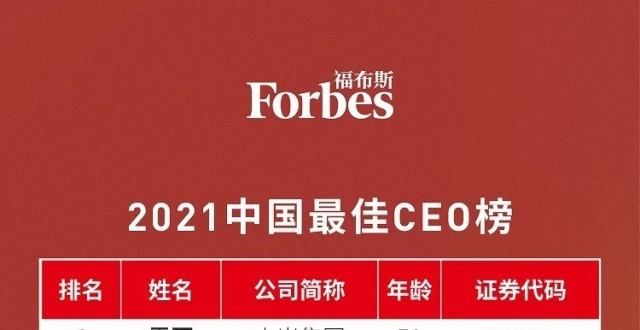 最佳CEO榜单发布：雷军位居榜首，互联网行业CEO入选人数明显下降