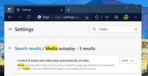 Edge 92现在将默认限制网页中自动播放的音视频媒体