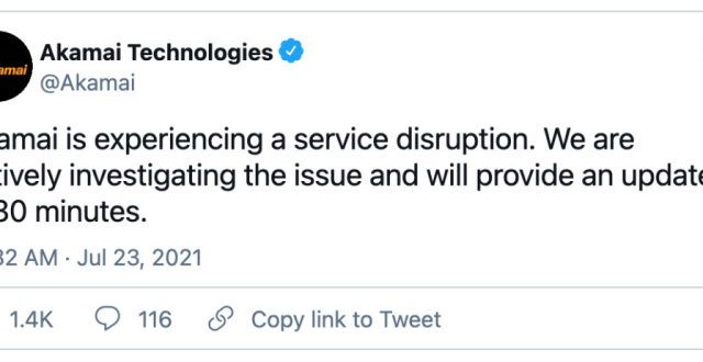 Akamai DNS 全球性故障：众多知名网站和在线服务随之瘫痪！