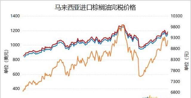 山西三立：棕榈油进口成本跟盘幅反弹 重新站上9000元整数关口