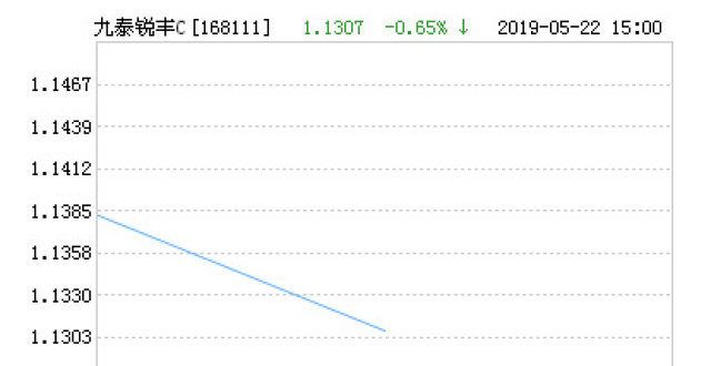 九泰锐丰混合（LOF）C净值上涨1.31％ 请保持关注