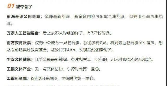 新能源超级火爆，基民威胁不买新能源就赎回，批基金背叛了“”