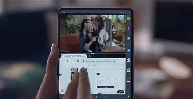 三星版“平行视界” Galaxy Z Fold 3支持分屏视图