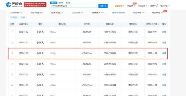小米再次申请小米人商标