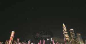 600架无人机夜空“作画”祝福特区生日