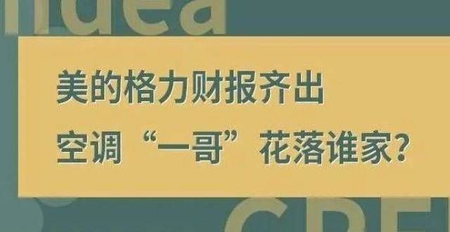 帮了许家印美的格力财报齐出 空调“一哥”花落谁家？刘銮雄