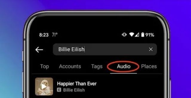 到底是什么Instagram 专门增加了搜索“音频”的功能企业家