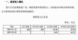 下七年新高投资还是投机？卖纸尿裤的炒期货，亏近7000万后，收监管关注函能源危