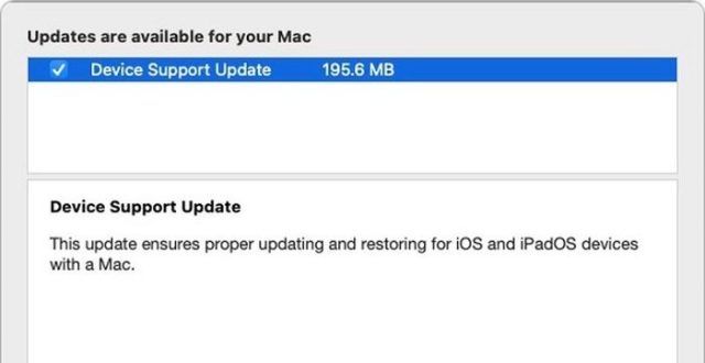 读器到不等苹果开始通过macOS推送“iOS设备支持更新”文石发
