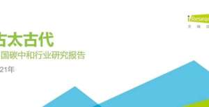 有什么功能2021年中国碳中和行业研究报告—古太古代（推荐，附下载链接）展会服