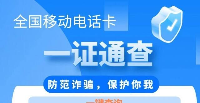 锁了个寂寞工信上线“一证通查”：可查询你名下几张电话卡中企芯