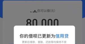 谋求新出路“借呗”为什么更新为“信用贷”？两者之间有什么不同？二次递