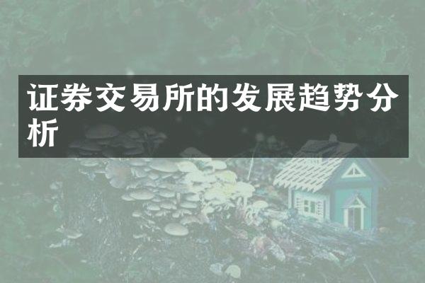 证券交易所的发展趋势分析