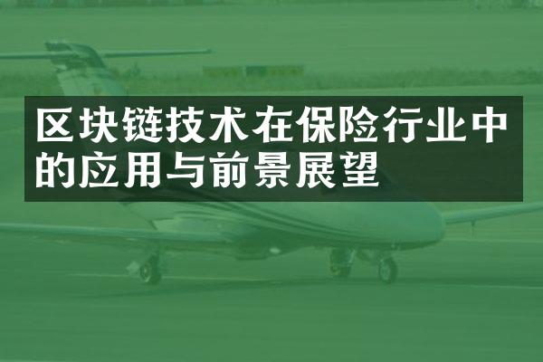 区块链技术在保险行业中的应用与前景展望