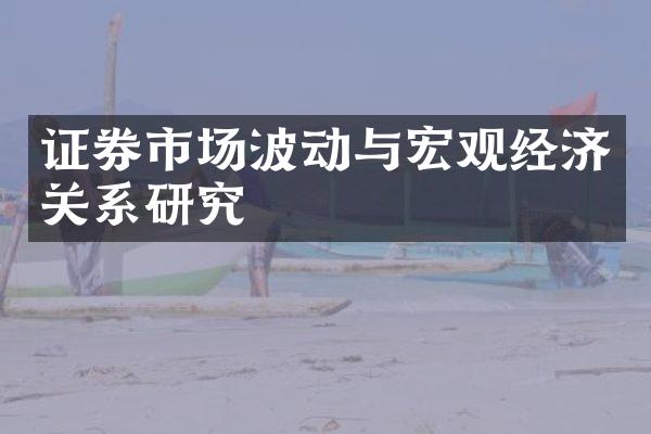 证券市场波动与宏观经济关系研究