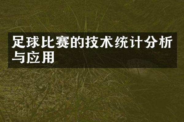 足球比赛的技术统计分析与应用