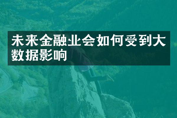 未来金融业会如何受到大数据影响