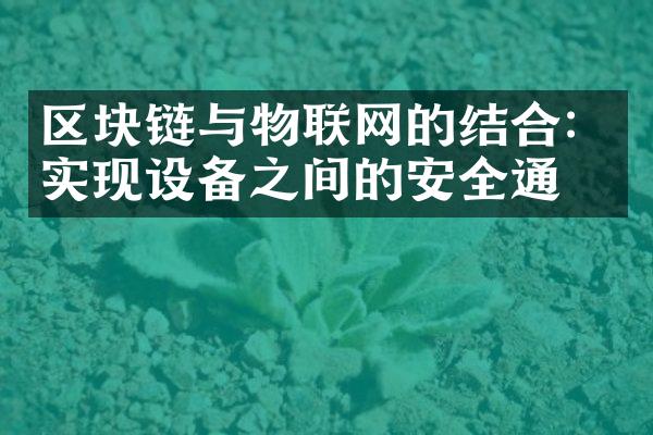 区块链与物联网的结合：实现设备之间的安全通信