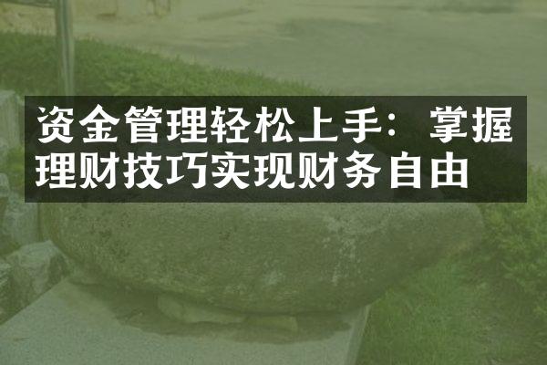 资金管理轻松上手：掌握理财技巧实现财务自由