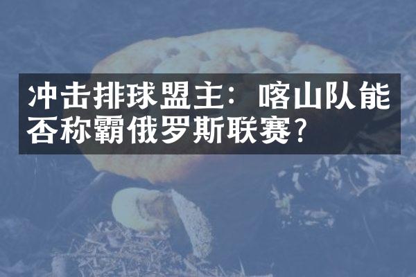 冲击排球盟主：喀山队能否称霸俄罗斯联赛？