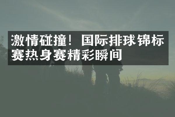 激情碰撞！国际排球锦标赛热身赛精彩瞬间