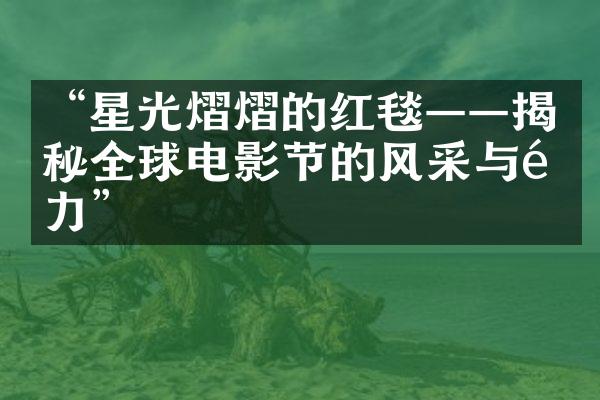 “星光熠熠的红毯——揭秘全球电影节的风采与魅力”