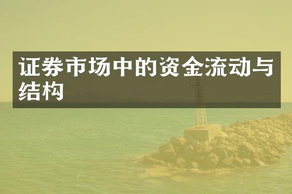 证券市场中的资金流动与结构