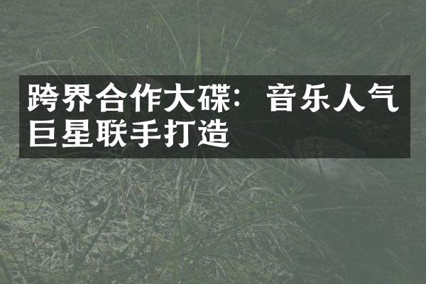 跨界合作碟：音乐人气巨星联手打造