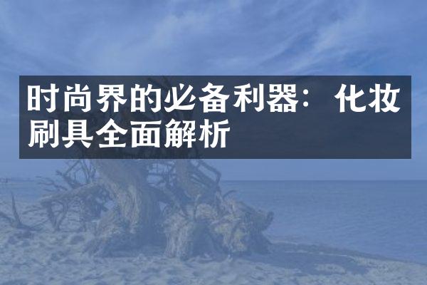 时尚界的必备利器：化妆刷具全面解析