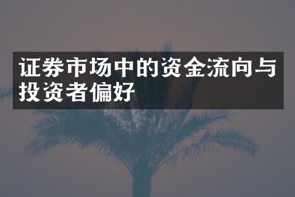 证券市场中的资金流向与投资者偏好