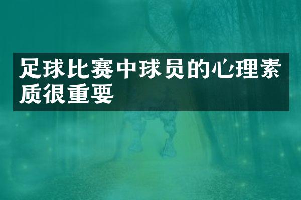 足球比赛中球员的心理素质很重要