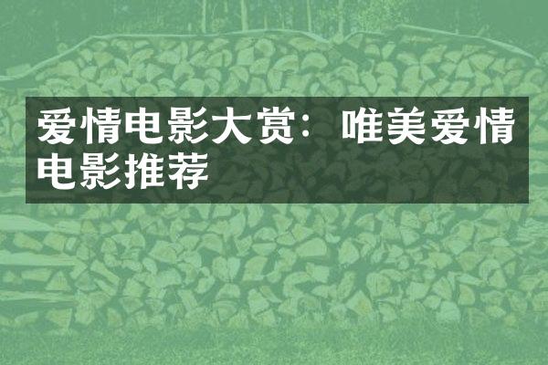 爱情电影大赏：唯美爱情电影推荐