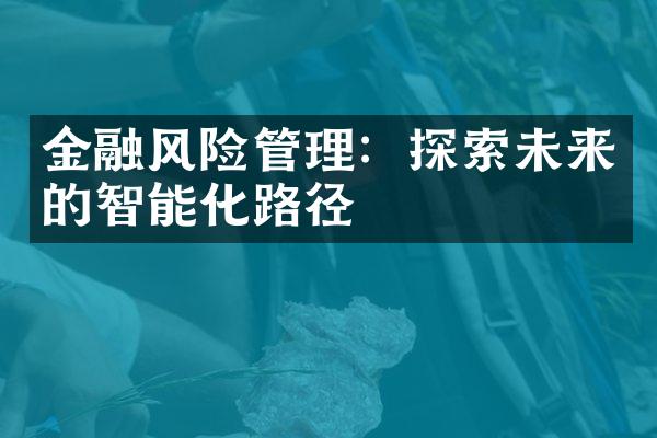 金融风险管理：探索未来的智能化路径