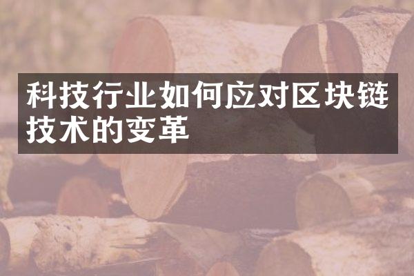 科技行业如何应对区块链技术的变革