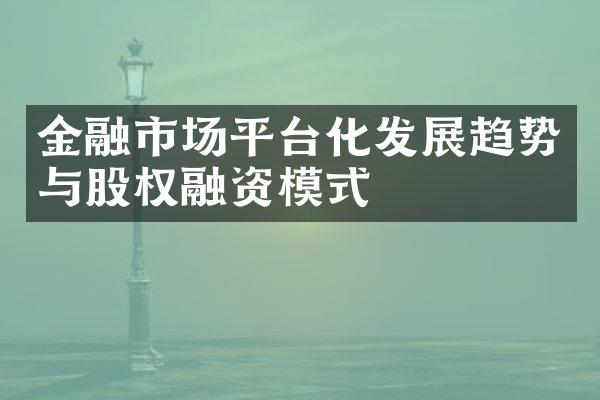 金融市场平台化发展趋势与股权融资模式