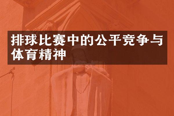 排球比赛中的公平竞争与体育精神