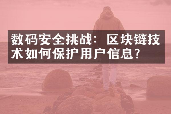 数码安全挑战：区块链技术如何保护用户信息？