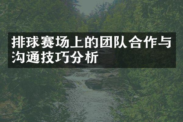 排球赛场上的团队合作与沟通技巧分析