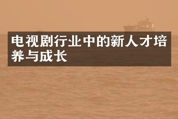 电视剧行业中的新人才培养与成长