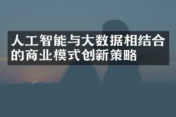 人工智能与大数据相结合的商业模式创新策略