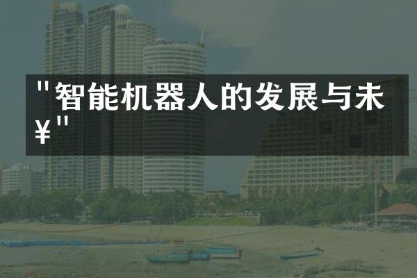 "智能机器人的发展与未来"