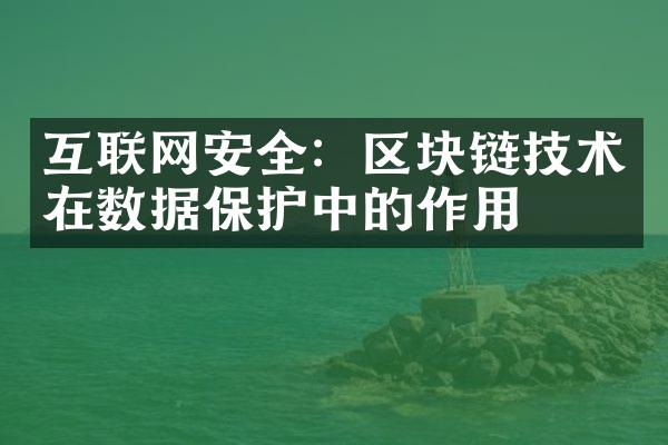 互联网安全：区块链技术在数据保护中的作用