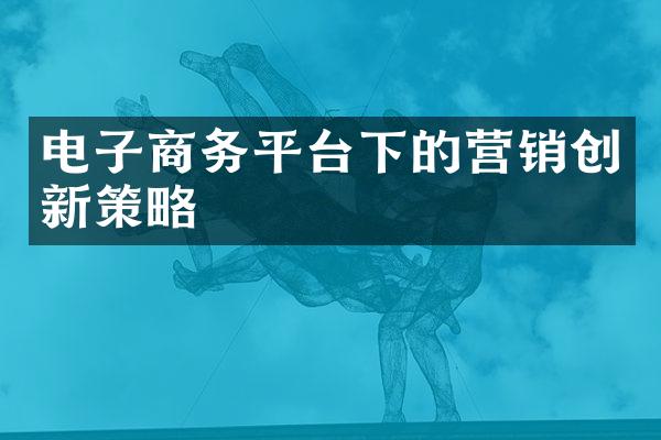 电子商务平台下的营销创新策略