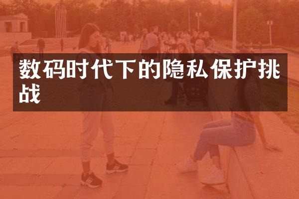 数码时代下的隐私保护挑战