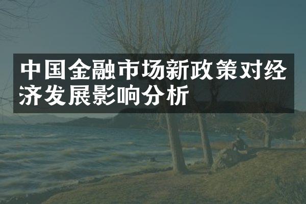 中国金融市场新政策对经济发展影响分析