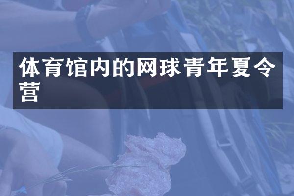 体育馆内的网球青年夏令营