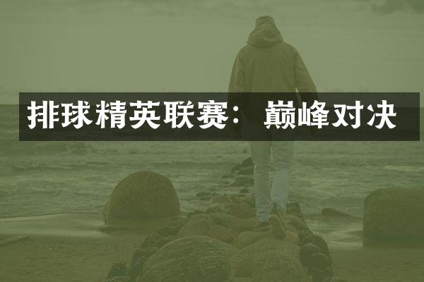 排球精英联赛：巅峰对决