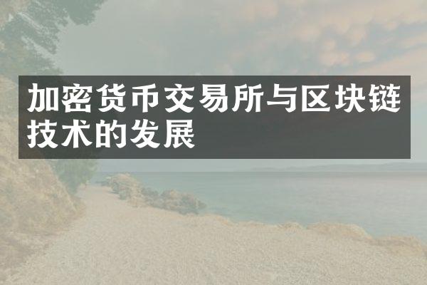 加密货币交易所与区块链技术的发展