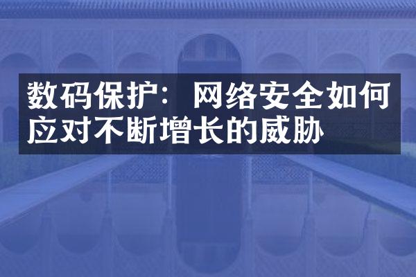 数码保护：网络安全如何应对不断增长的威胁